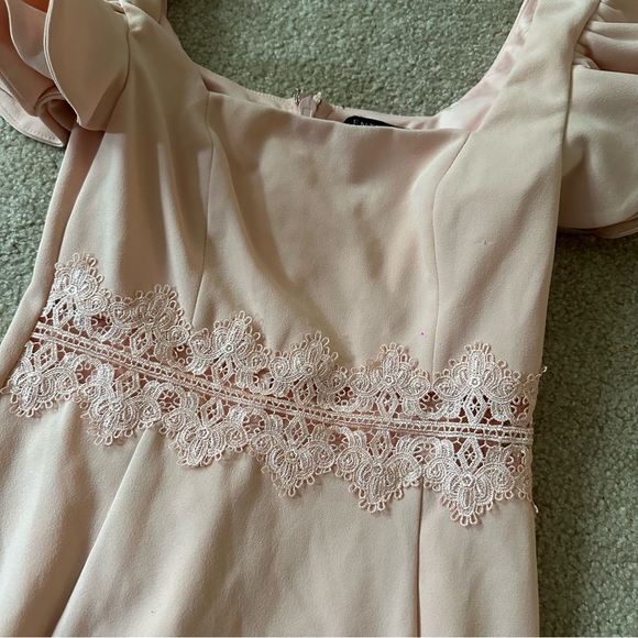 Pink Formal Mini Dress - Picture 5 of 5
